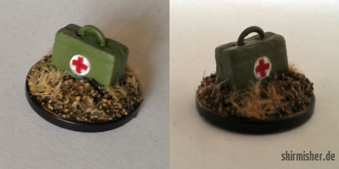 Ein Marker, um Modelle als Medic zu kennzeichnen